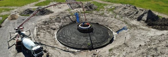 Farma Wiatrowa o mocy 17,5 MW- postęp prac - PAK Serwis